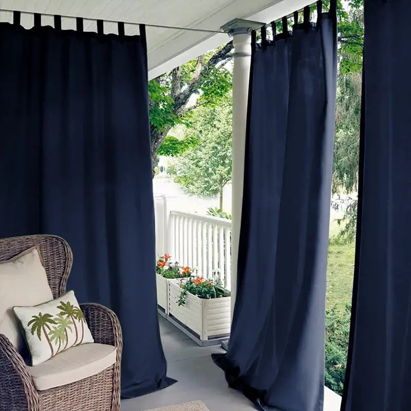 Keep Outdoor Curtains From Ing In, What To Use Weigh Down Outdoor Curtains